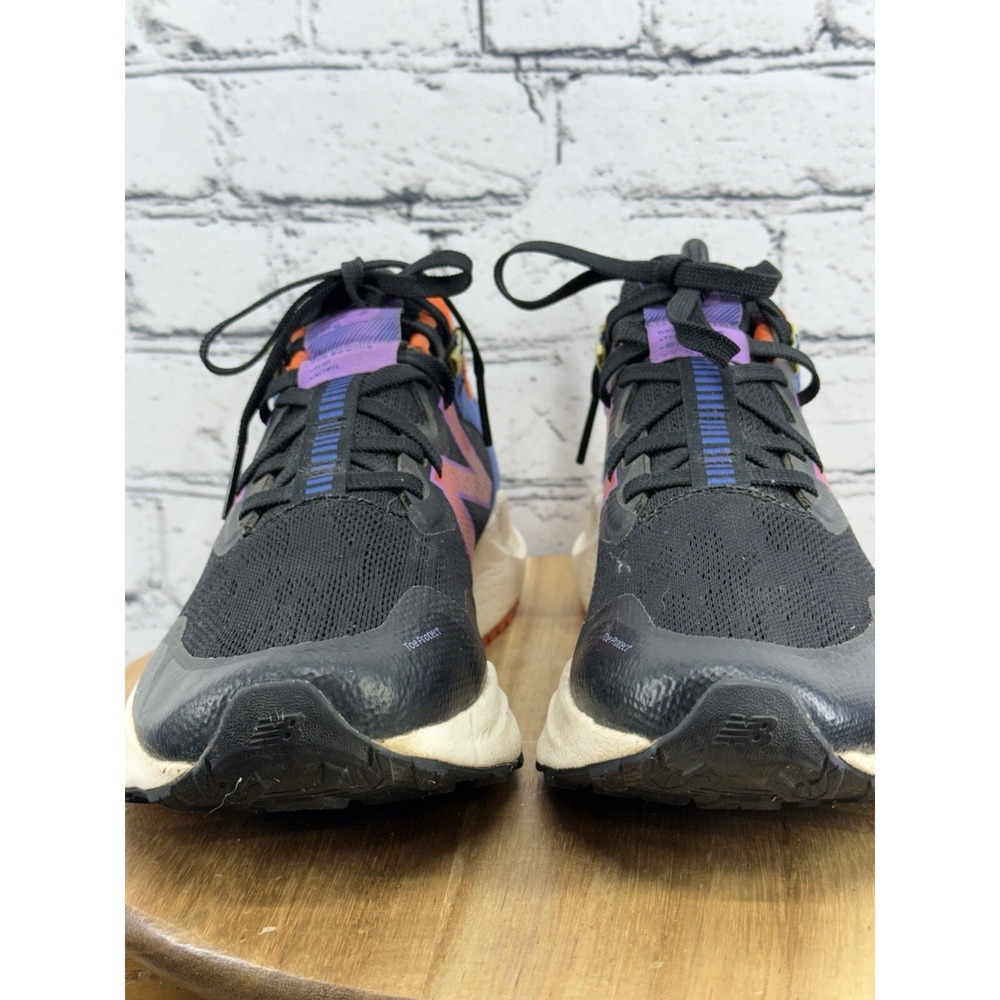 New Balance DynaSoft Nitrel‎ V4 Trail Running Shoe Black/Orange Women's Size 9.5 - Picture 4 of 15